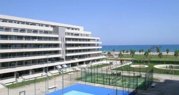Apartamento Lujo, Primera linea playa, Garaje, Wifi, Piscina climatizada Roquetas de Mar Esterno foto