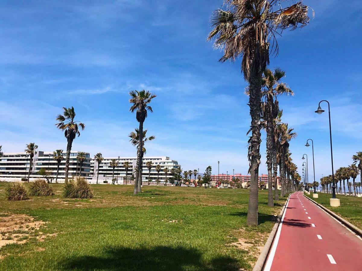 Apartamento Lujo, Primera linea playa, Garaje, Wifi, Piscina climatizada Roquetas de Mar Esterno foto